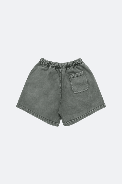 GROCERY BASIC WASHED SWEAT SHORTS/ HUNTER GREEN - GROGROCERY