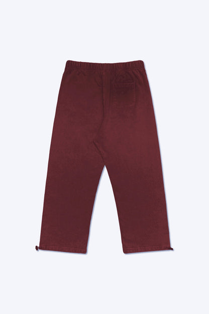 GROCERY BASIC WASHED SWEATPANTS/ BURGUNDY - GROGROCERY