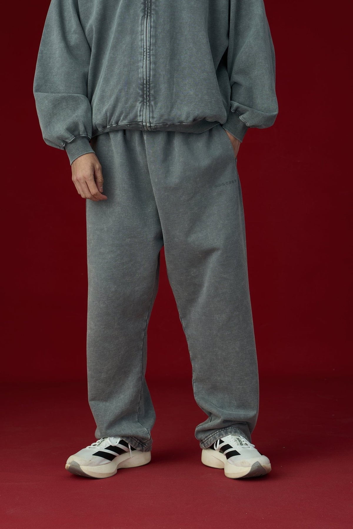 GROCERY BASIC WASHED SWEATPANTS/ GREY - GROGROCERY
