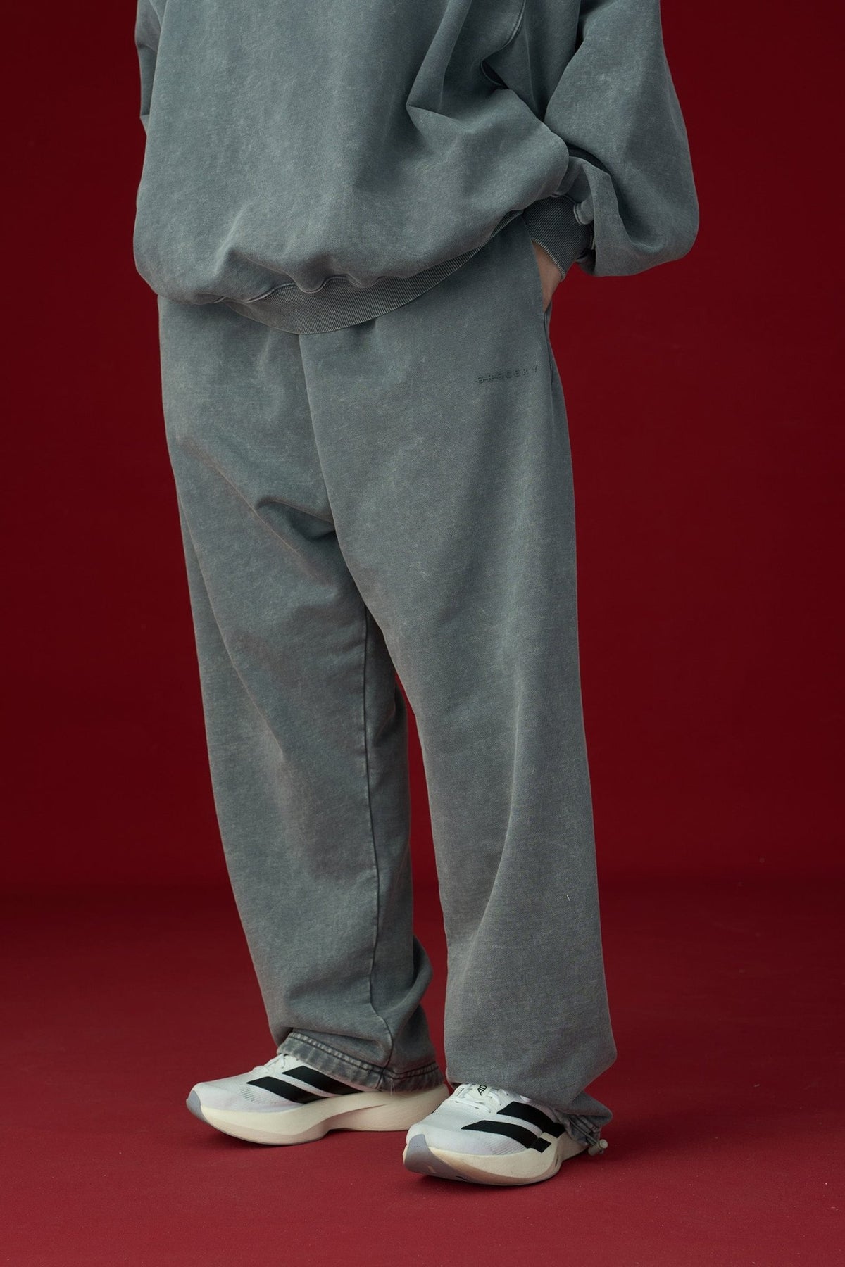 GROCERY BASIC WASHED SWEATPANTS/ GREY - GROGROCERY