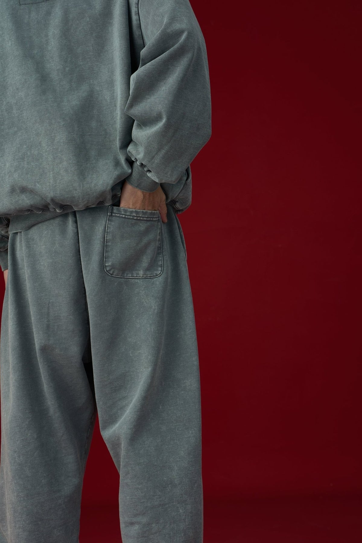 GROCERY BASIC WASHED SWEATPANTS/ GREY - GROGROCERY