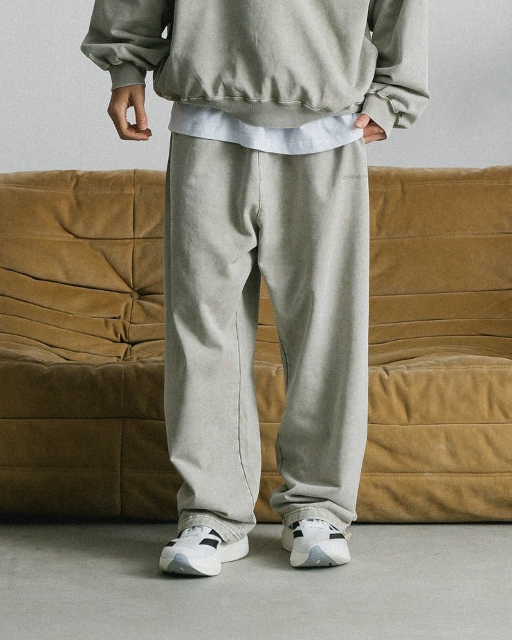 GROCERY BASIC WASHED SWEATPANTS/ GREY OLIVE - GROGROCERY