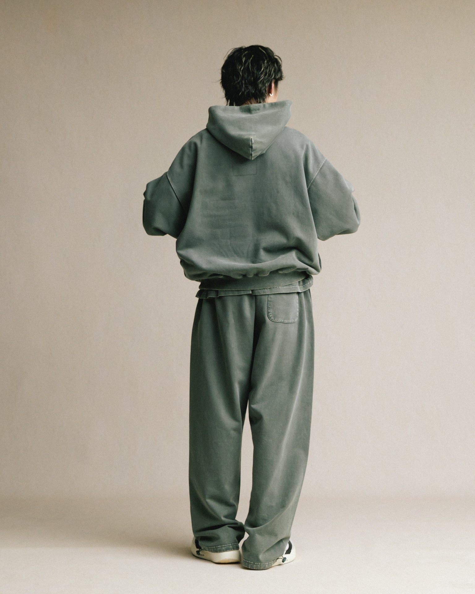 GROCERY BASIC WASHED SWEATPANTS/ HUNTER GREEN - GROGROCERY