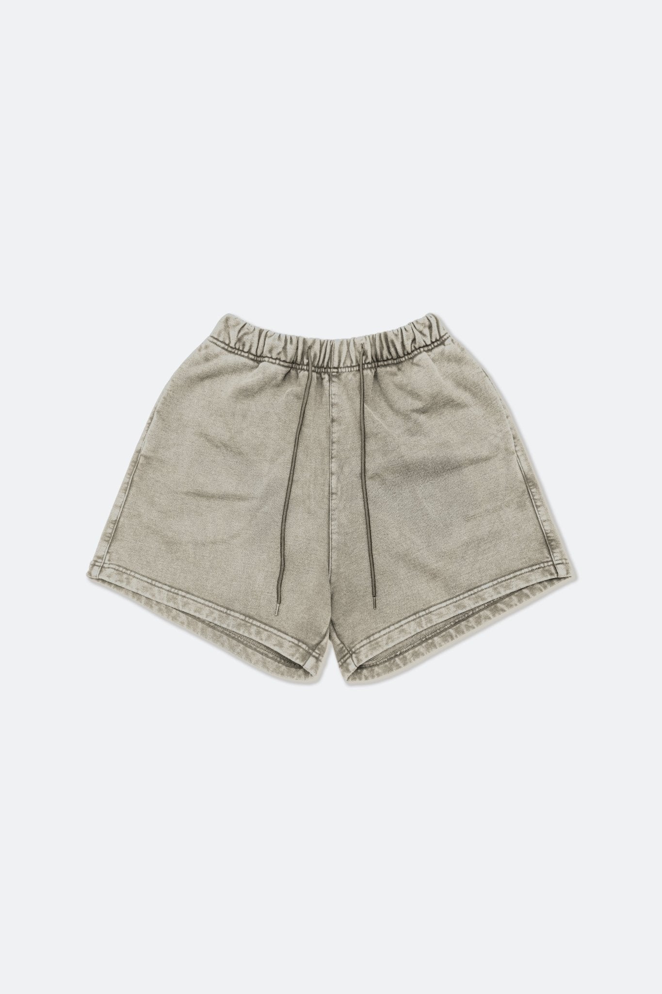 GROCERY BASIC WASHED SWEATSHORT/ GREY OLIVE - GROGROCERY