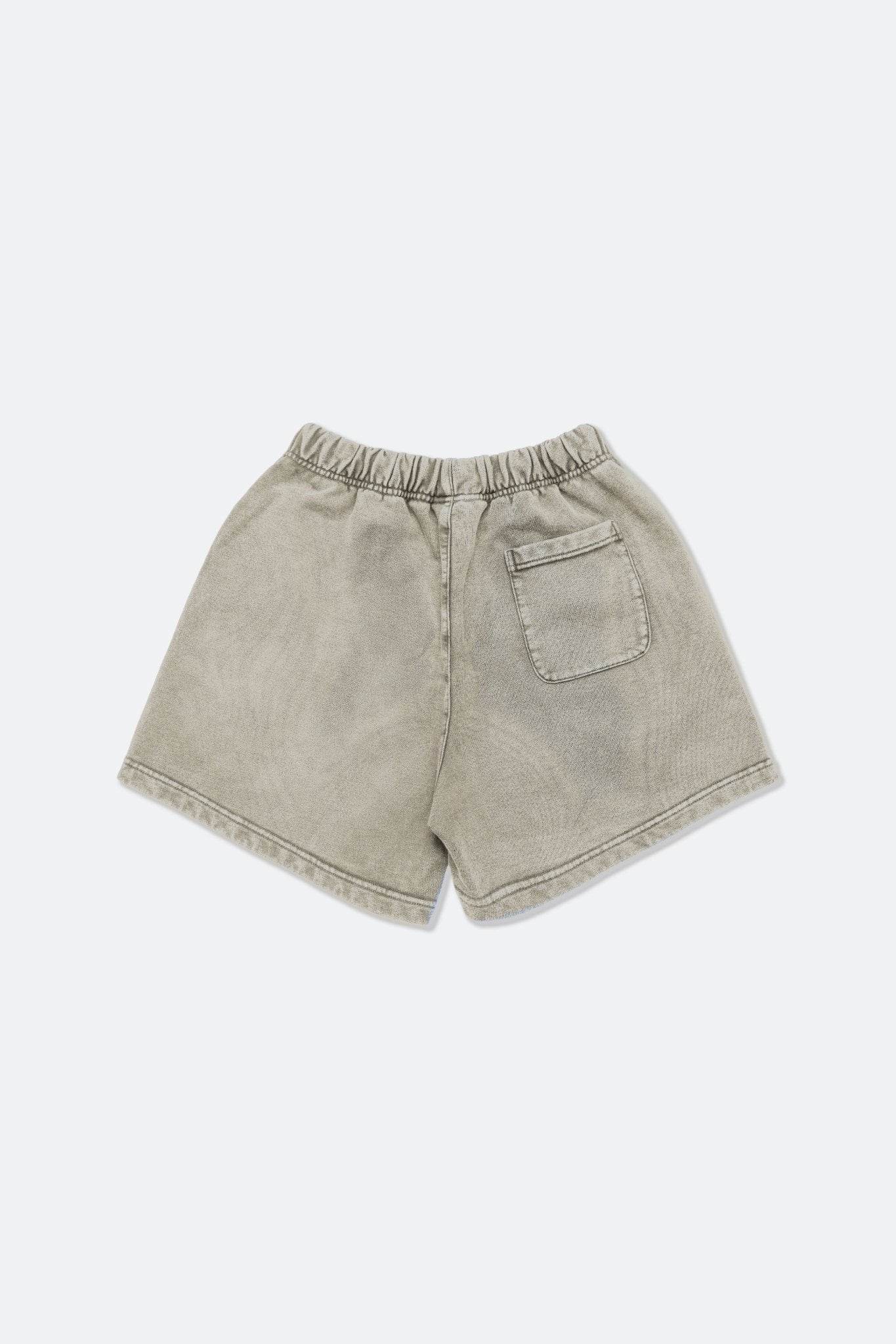 GROCERY BASIC WASHED SWEATSHORT/ GREY OLIVE - GROGROCERY