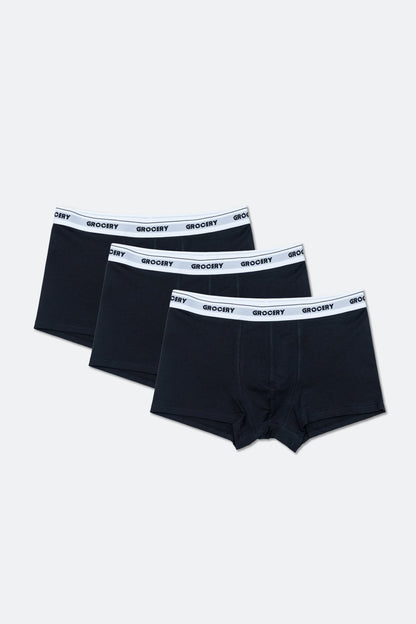 GROCERY BOXER BRIEF 3 - PACK/ BLACK - GROGROCERY