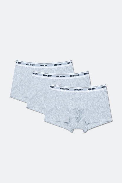GROCERY BOXER BRIEF 3 - PACK/ GREY - GROGROCERY
