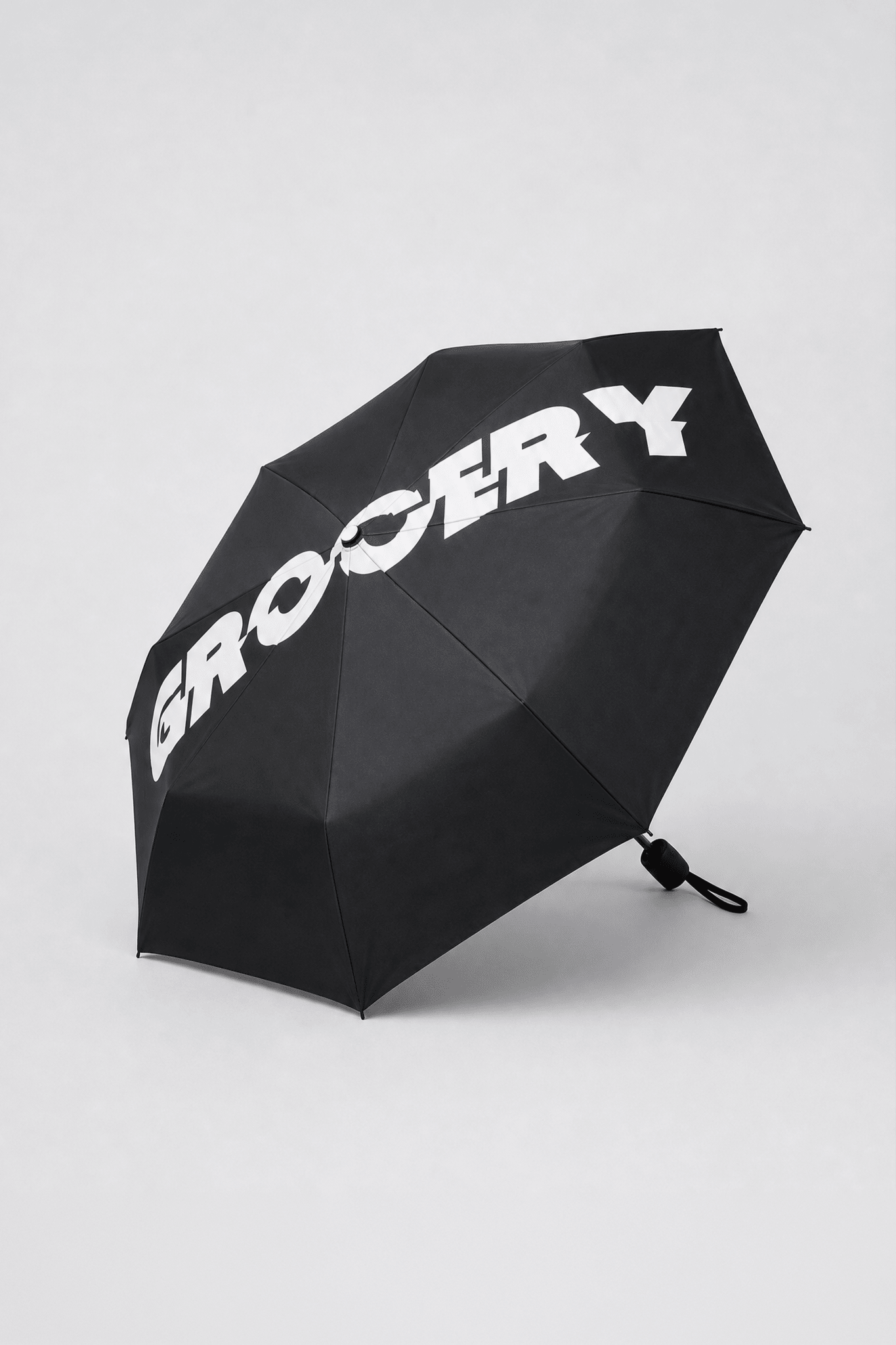 GROCERY CLASSIC LOGO AUTOMATIC UMBRELLAS/ BLACK - GROGROCERY