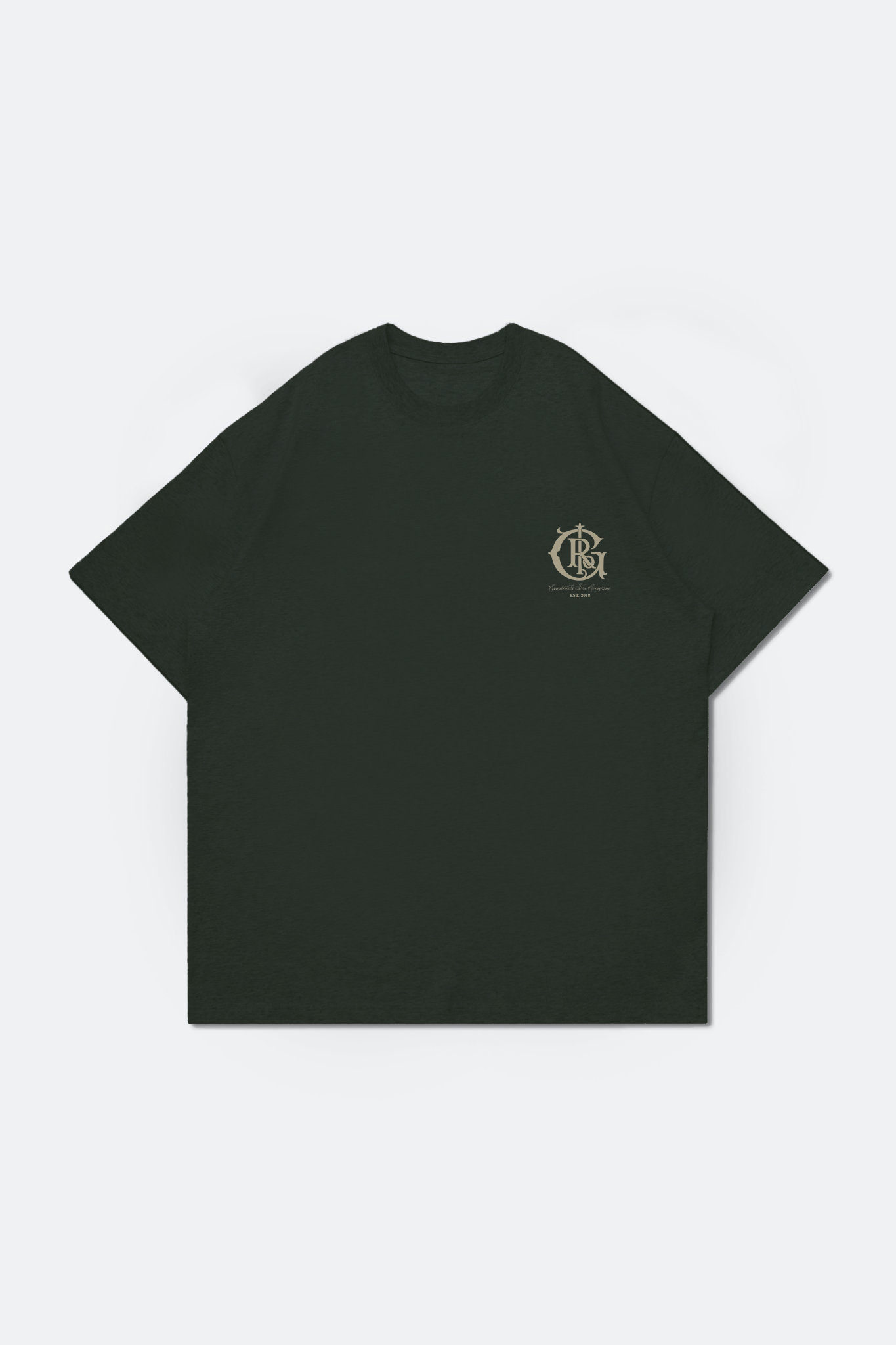 ⁠GROCERY COLLEGE EMBLEM GRAPHIC TEE/ BRITISH GREEN - GROGROCERY