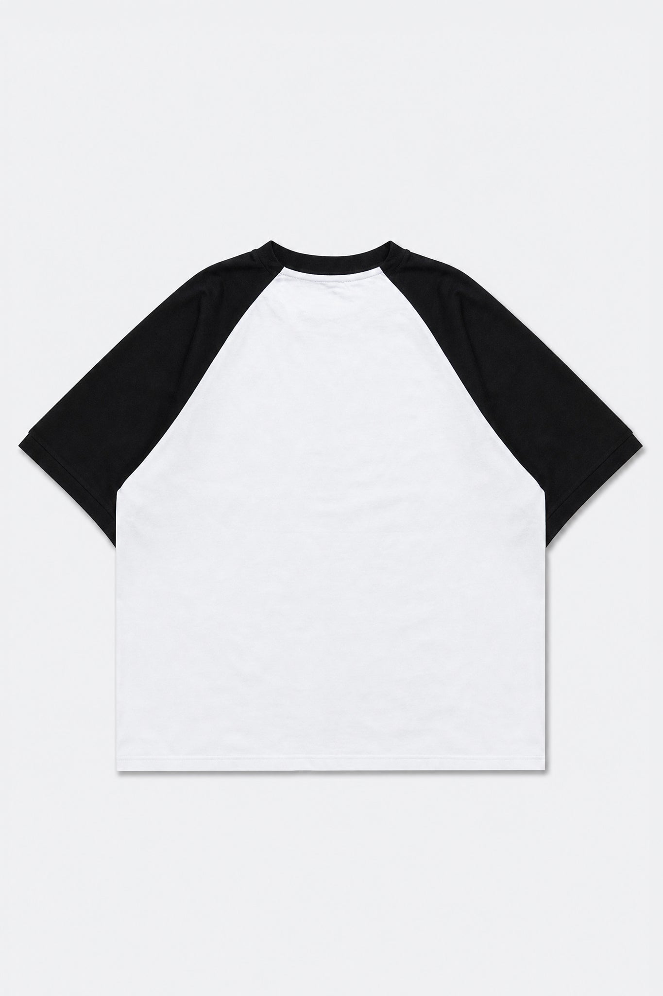 GROCERY CONTRAST RAGLAN LOGO TEE/ BLACK - GROGROCERY