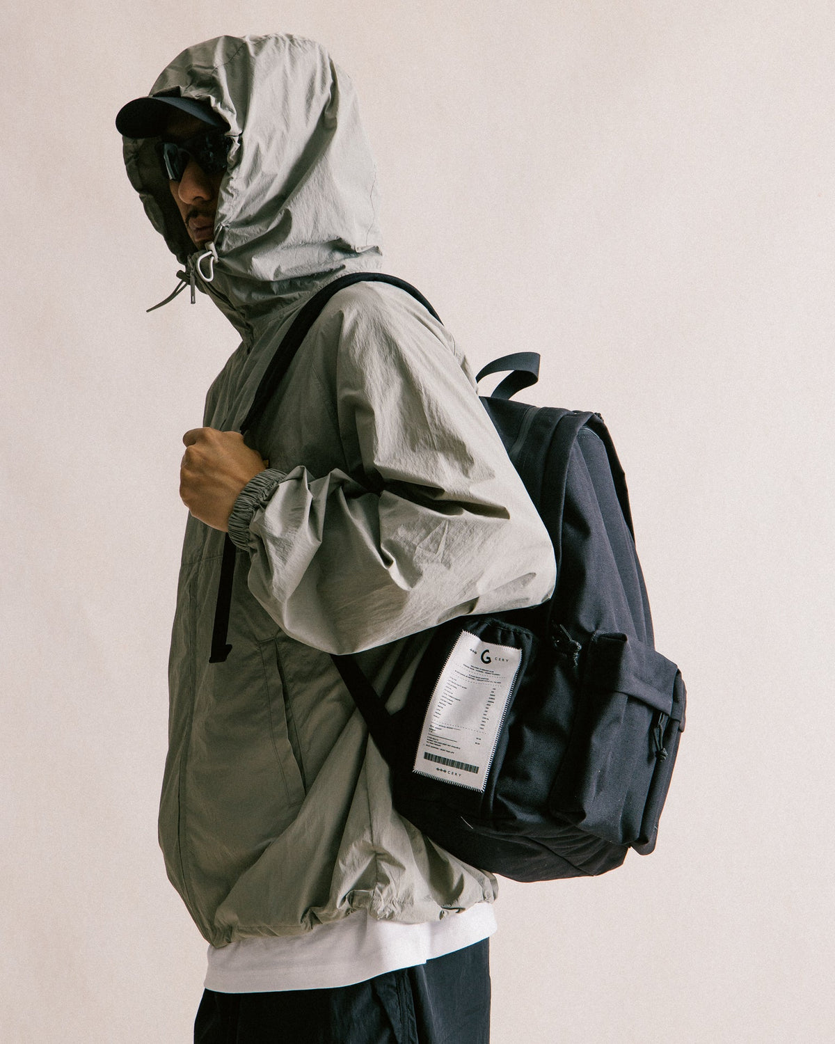 GROCERY CORDURA 32L DOUBLE POCKET DAYPACK/ BLACK - GROGROCERY