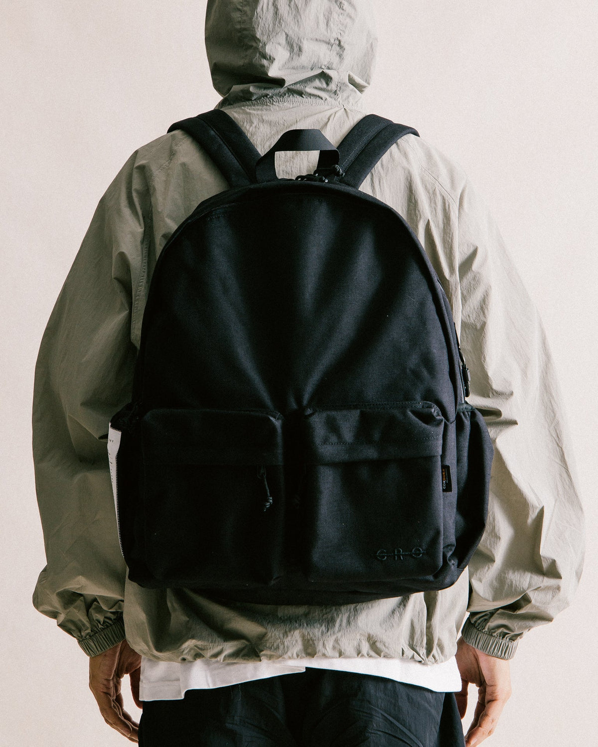 GROCERY CORDURA 32L DOUBLE POCKET DAYPACK/ BLACK - GROGROCERY