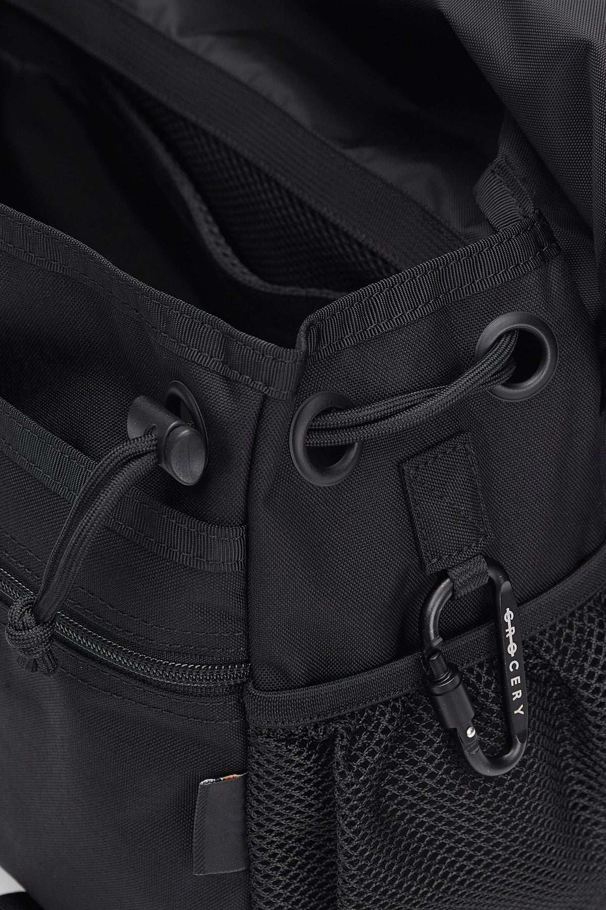 GROCERY CORDURA CROSS BODY MESSENGER BAG/ BLACK - GROGROCERY