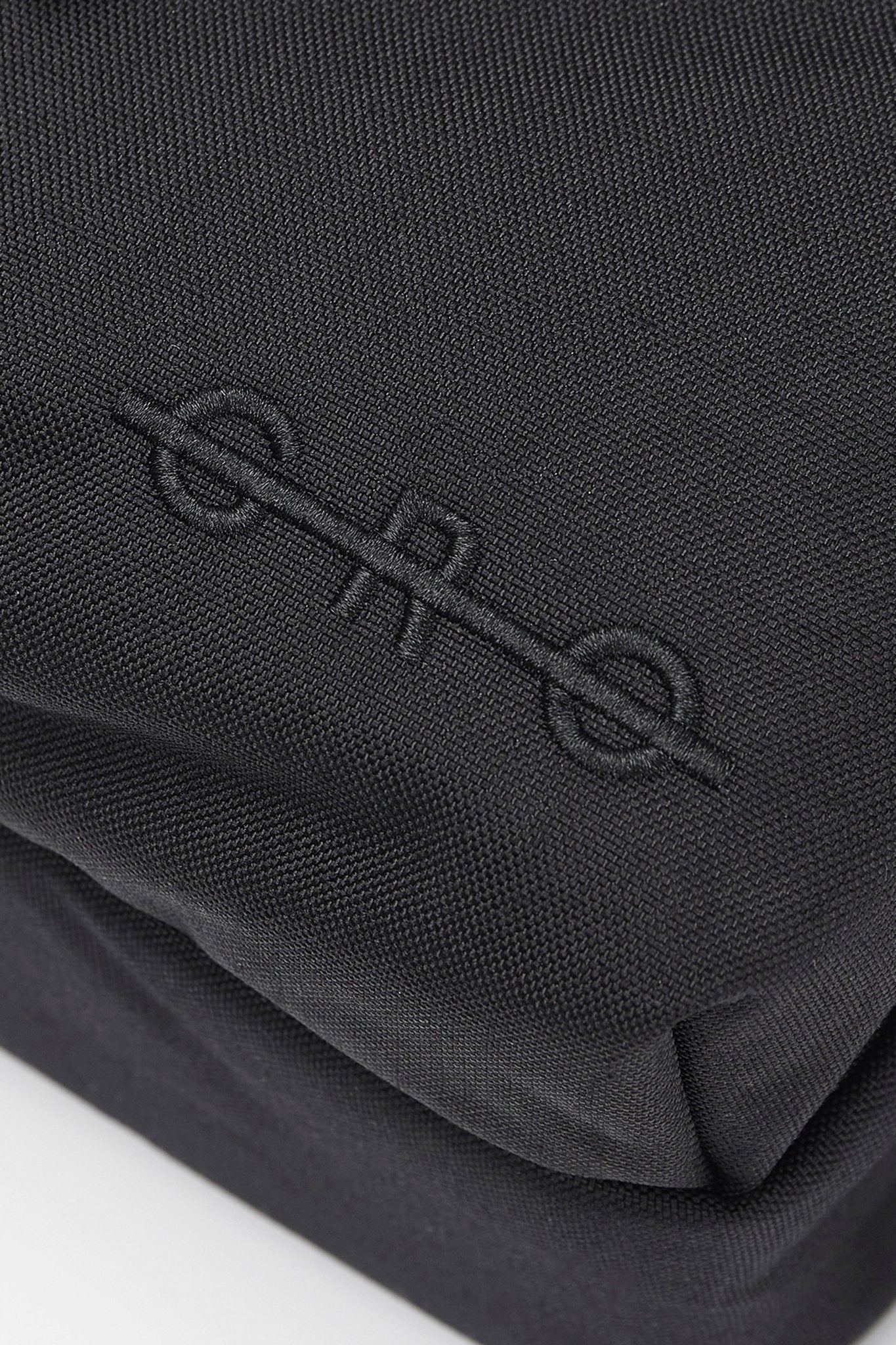 GROCERY CORDURA DOUBLE POCKET SHOULDER BAG/ BLACK - GROGROCERY