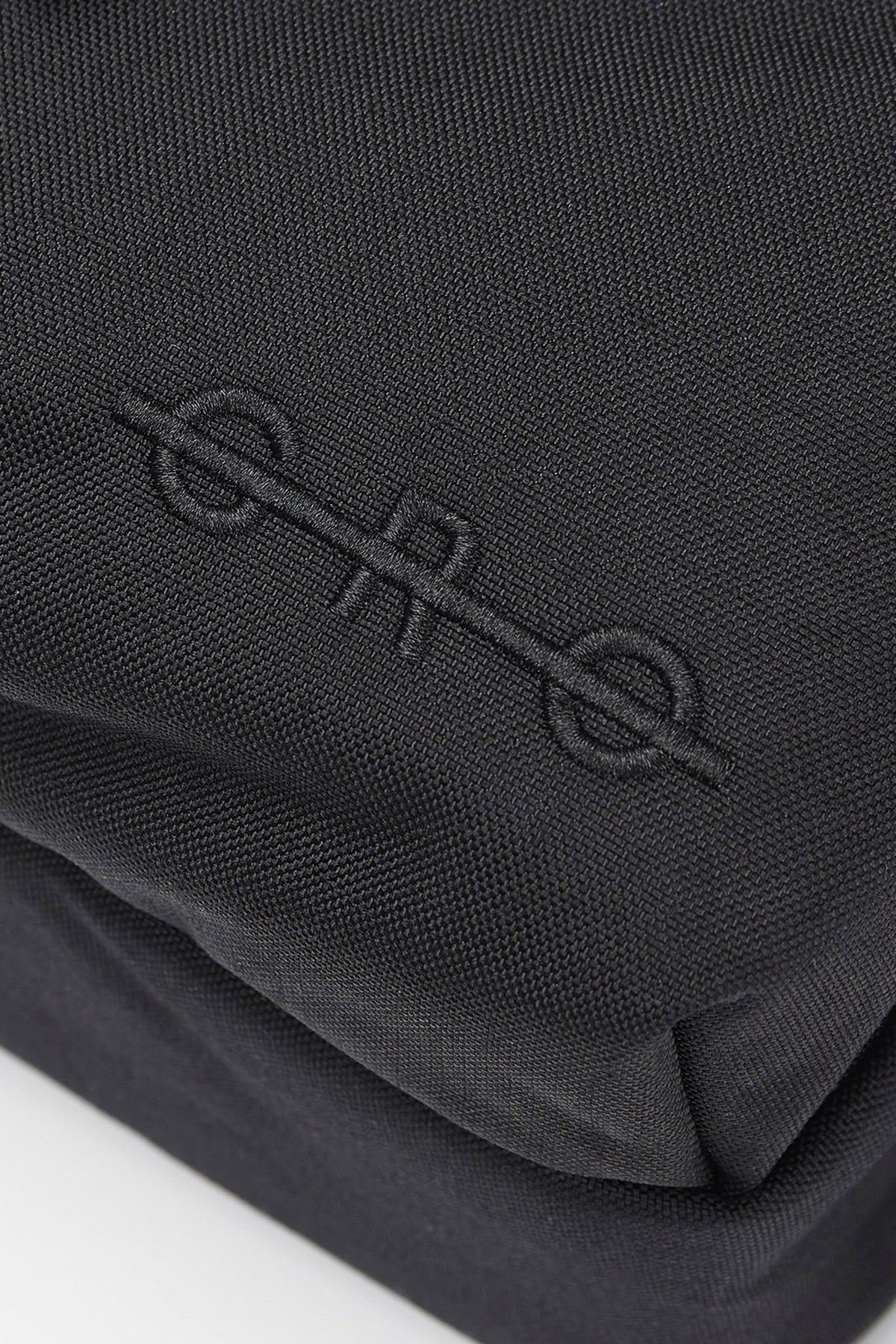 GROCERY CORDURA DOUBLE POCKET SHOULDER BAG/ BLACK - GROGROCERY