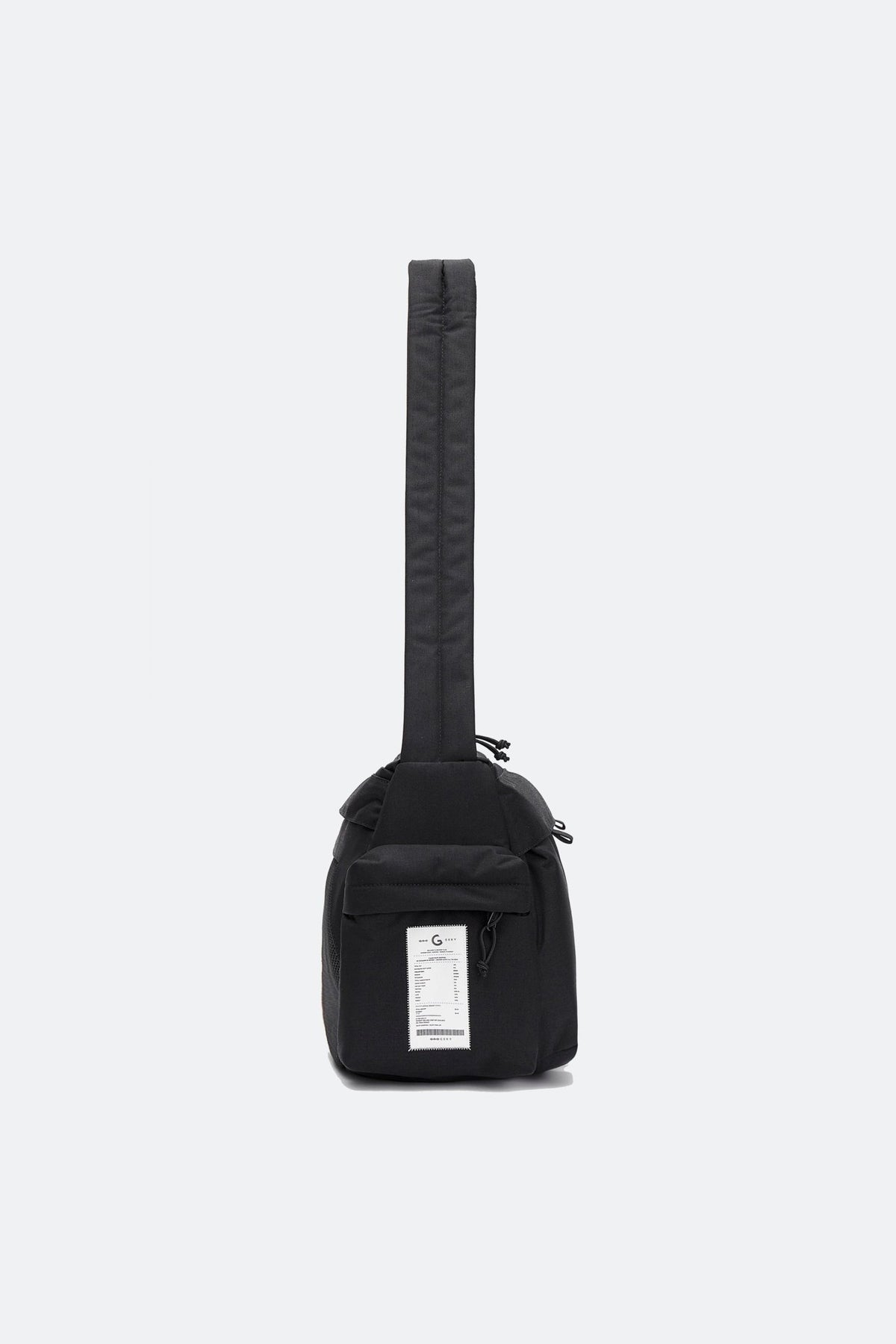 GROCERY CORDURA MULTI POCKET MESSENGER BAG/ BLACK - GROGROCERY