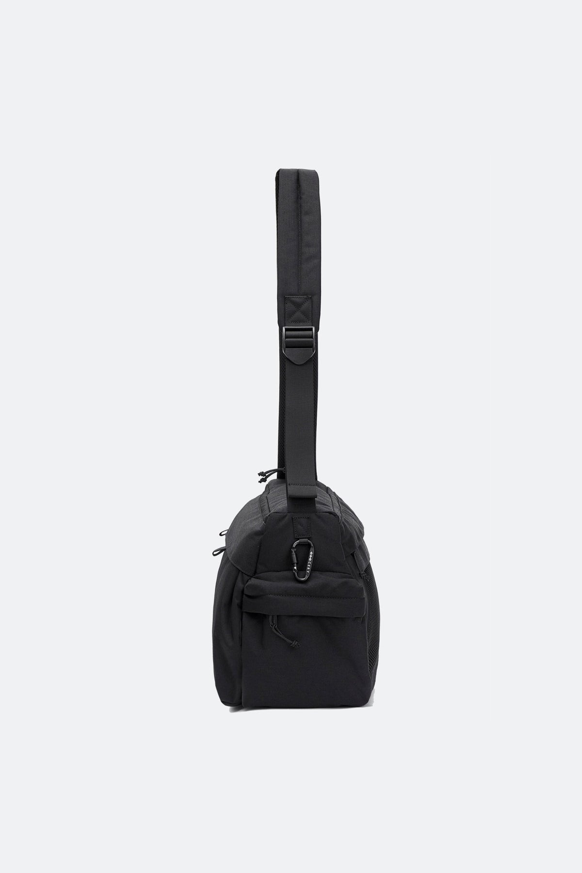 GROCERY CORDURA MULTI POCKET MESSENGER BAG/ BLACK - GROGROCERY