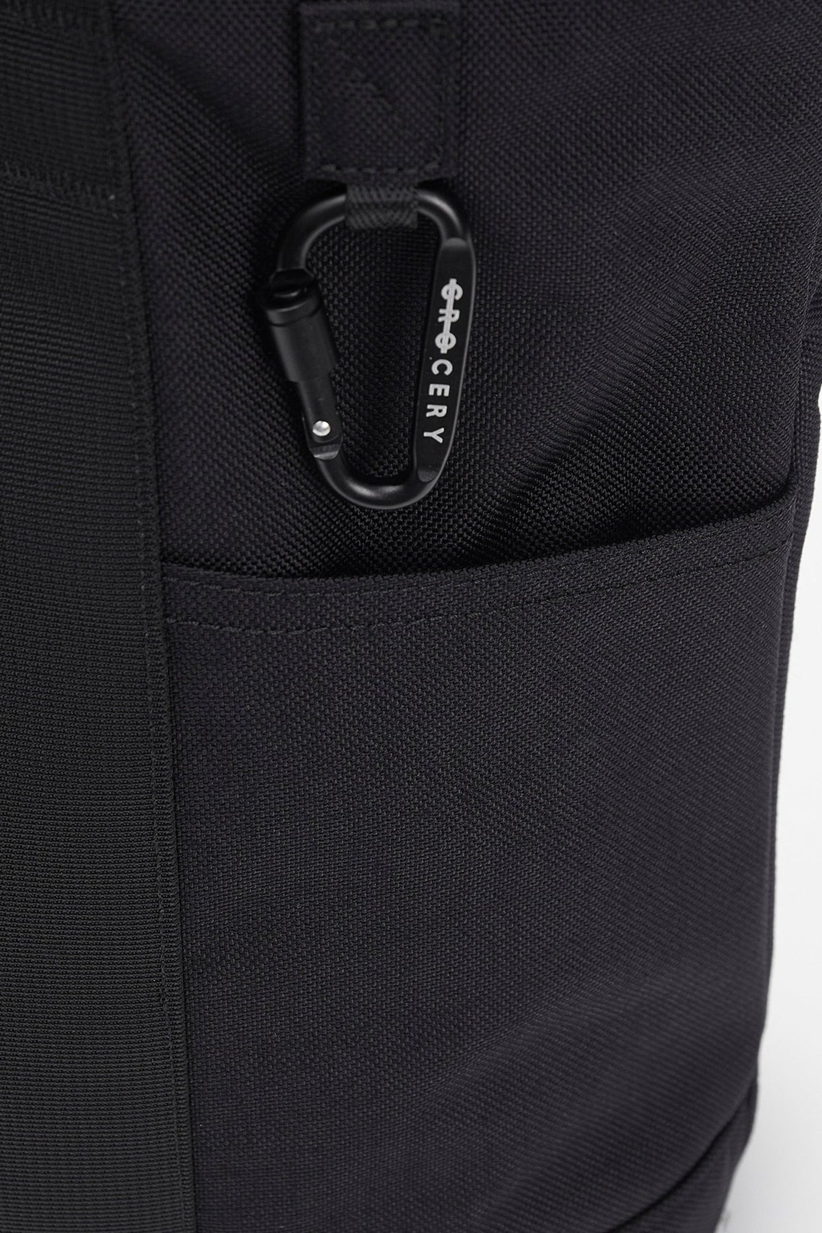 GROCERY CORDURA TOTE BAG/ BLACK - GROGROCERY