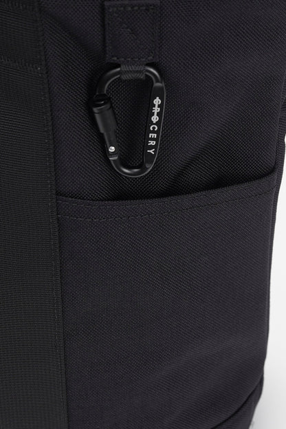 GROCERY CORDURA TOTE BAG/ BLACK - GROGROCERY