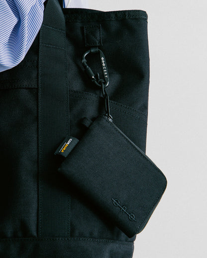 GROCERY CORDURA TOTE BAG/ BLACK - GROGROCERY