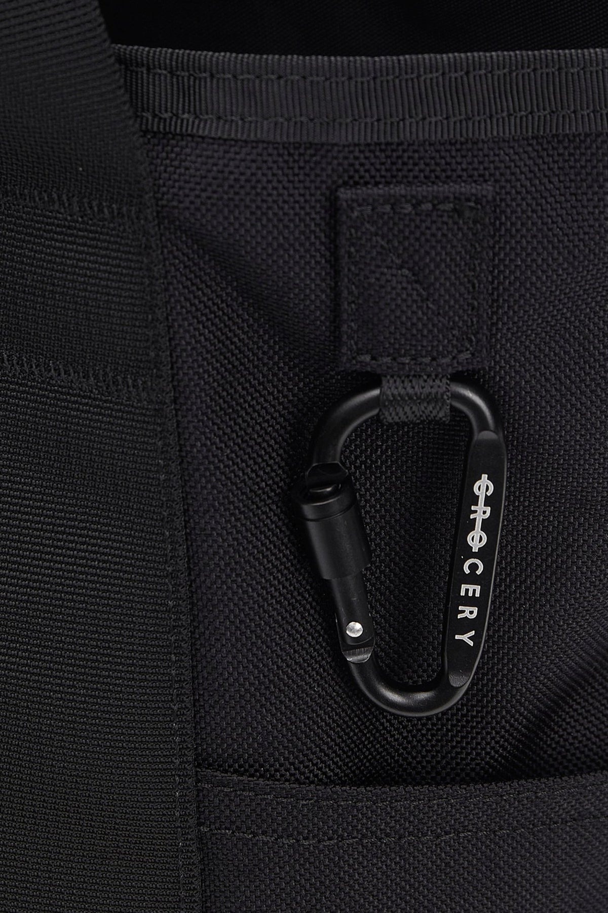 GROCERY CORDURA TOTE BAG/ BLACK - GROGROCERY
