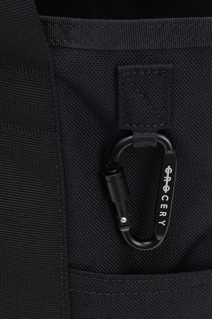 GROCERY CORDURA TOTE BAG/ BLACK - GROGROCERY