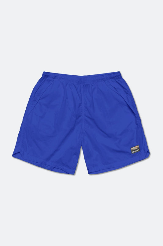 GROCERY DAILY NYLON SHORTS/ BLUE - GROGROCERY