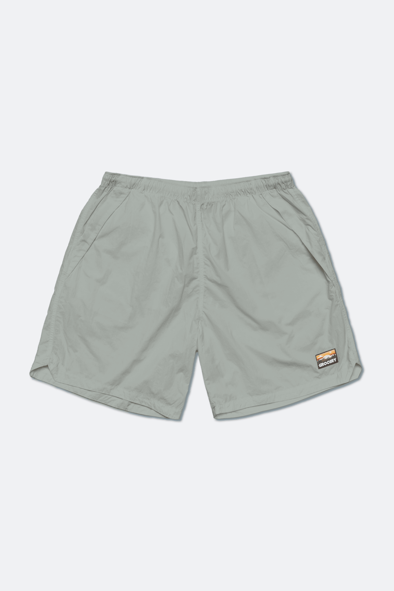 GROCERY DAILY NYLON SHORTS/ GREIGE - GROGROCERY
