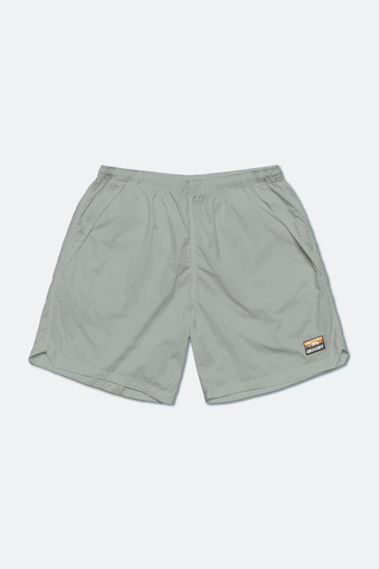 GROCERY DAILY NYLON SHORTS/ GREIGE - GROGROCERY