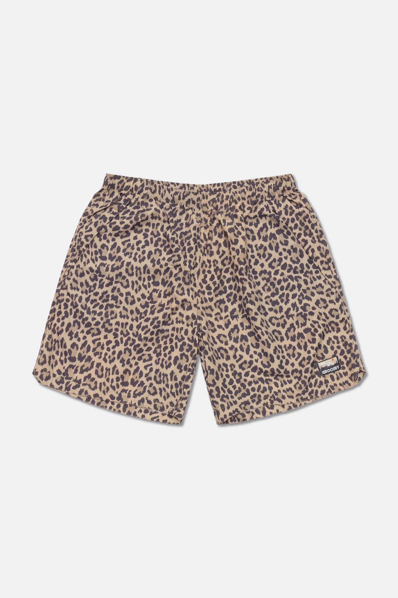 GROCERY DAILY NYLON SHORTS/ LEOPARD - GROGROCERY