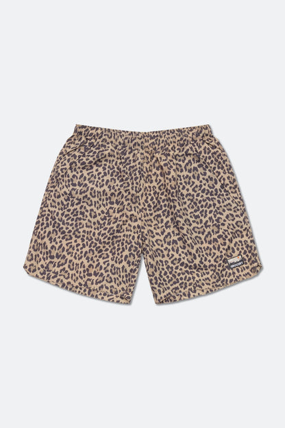 GROCERY DAILY NYLON SHORTS/ LEOPARD - GROGROCERY