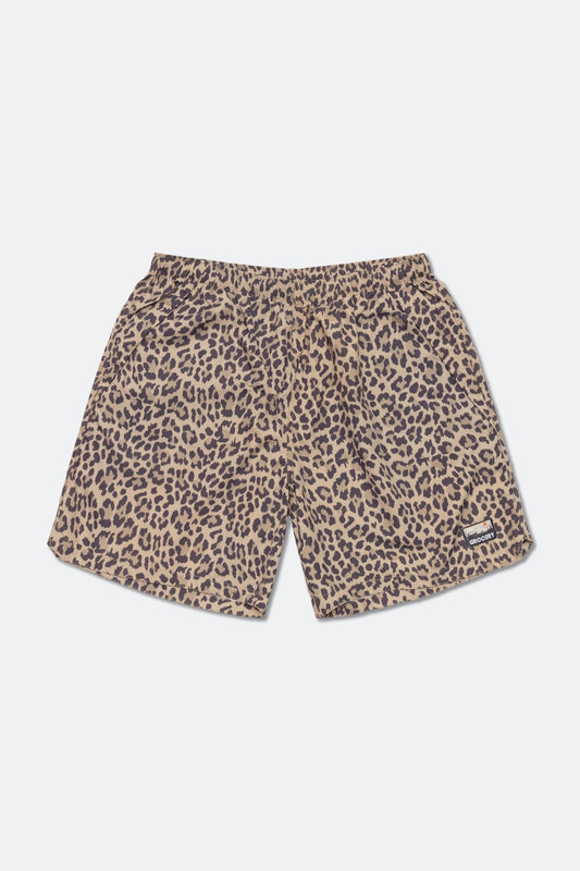 GROCERY DAILY NYLON SHORTS/ LEOPARD - GROGROCERY