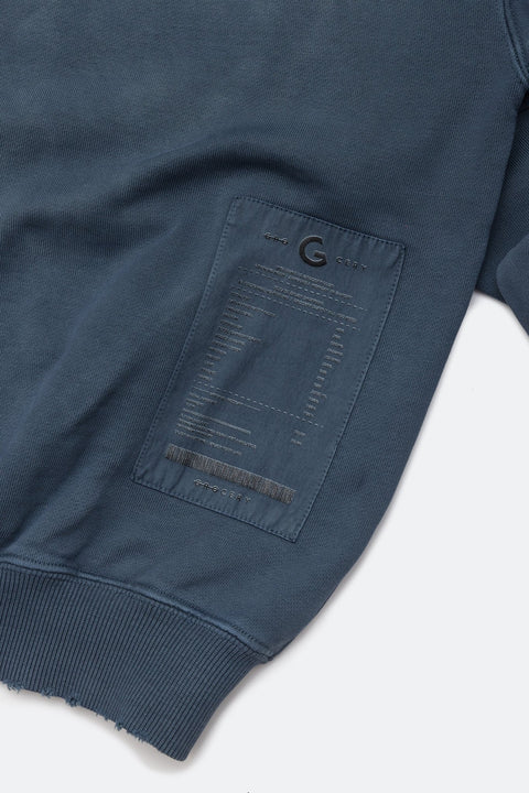 GROCERY DIRTY WASHED INVOICE CREWNECK SWEATER/ WASHED NAVY - GROGROCERY