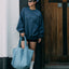 GROCERY DIRTY WASHED INVOICE CREWNECK SWEATER/ WASHED NAVY - GROGROCERY