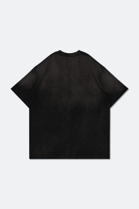 GROCERY DIRTY WASHED INVOICE POCKET TEE/ FADED BLACK - GROGROCERY