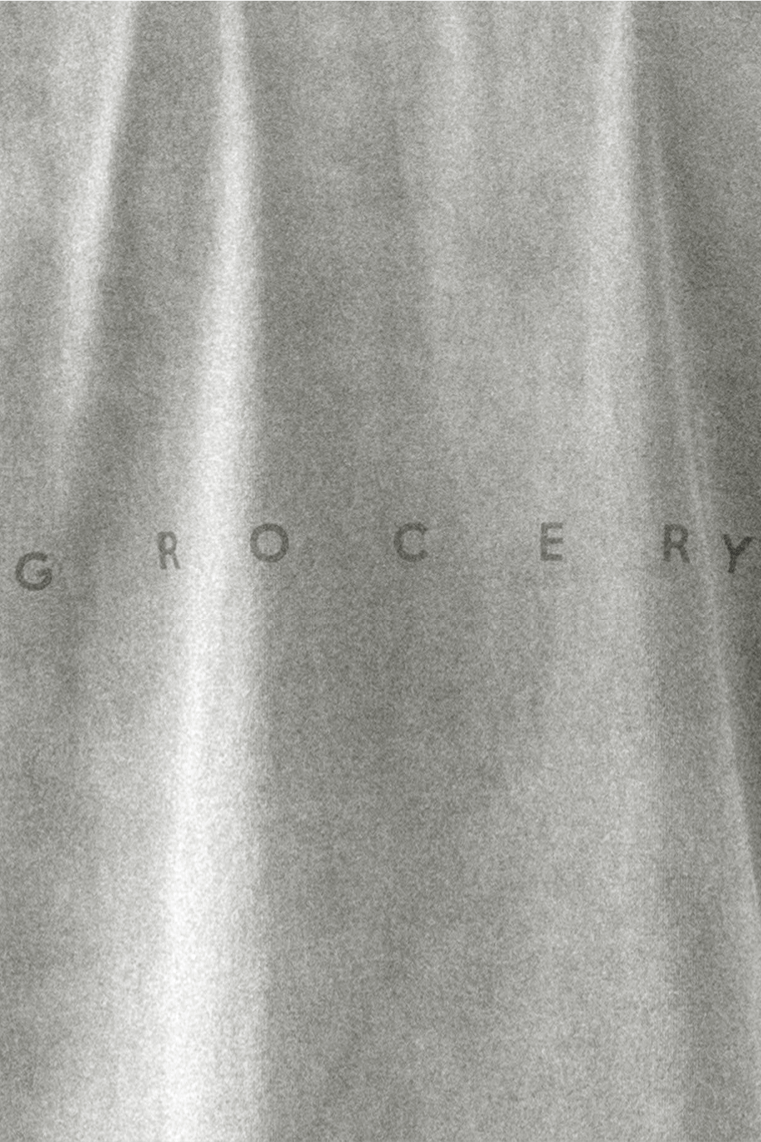 GROCERY DIRTY WASHED INVOICE POCKET TEE/ FADED GREY - GROGROCERY