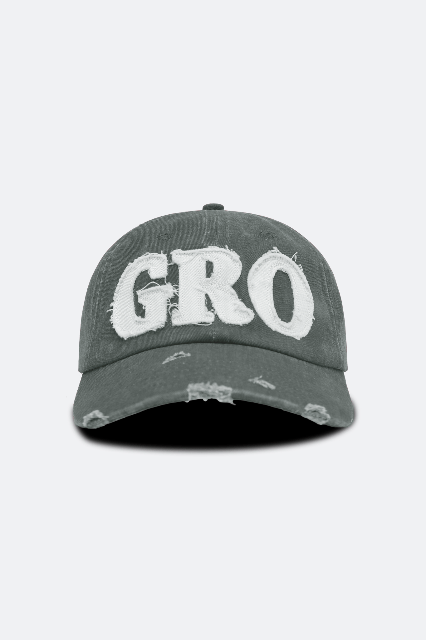 GROCERY DISTRESSED LOGO WASHED CAP/ GREY - GROGROCERY