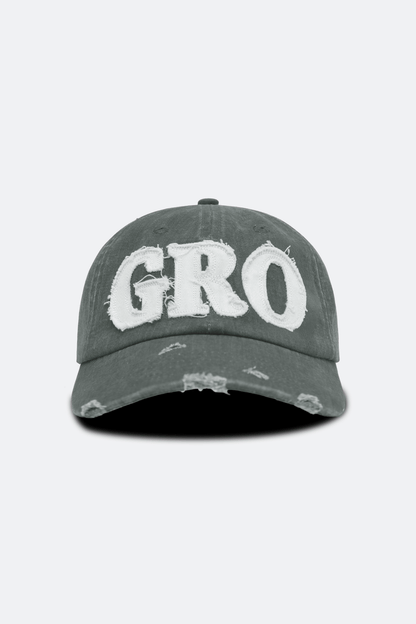 GROCERY DISTRESSED LOGO WASHED CAP/ GREY - GROGROCERY