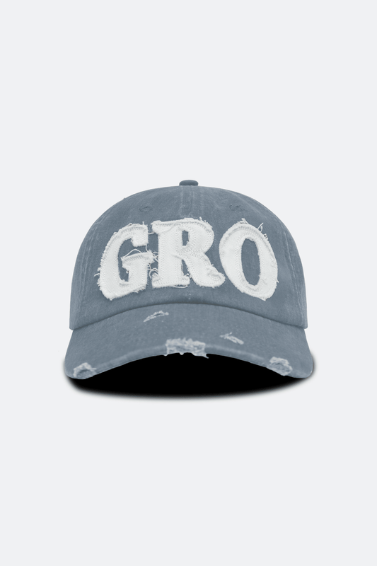GROCERY DISTRESSED LOGO WASHED CAP/ LIGHT BLUE - GROGROCERY