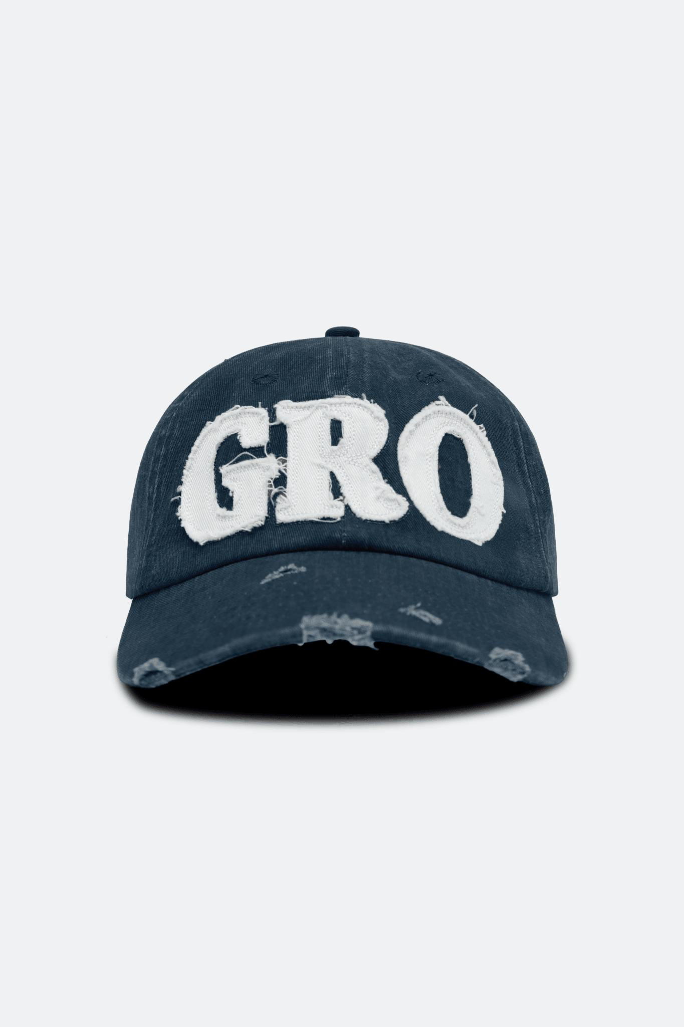 GROCERY DISTRESSED LOGO WASHED CAP/ NAVY - GROGROCERY