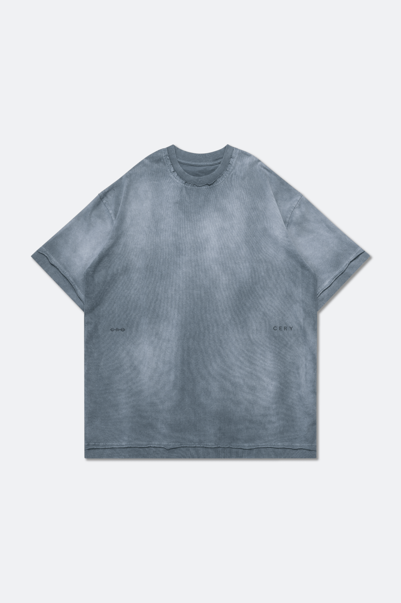 GROCERY DISTRESSED SMALL LOGO WASHED TEE/ FADED NAVY - GROGROCERY