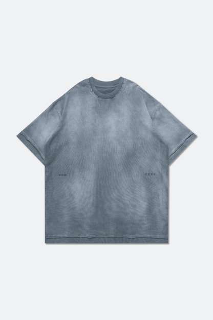 GROCERY DISTRESSED SMALL LOGO WASHED TEE/ FADED NAVY - GROGROCERY