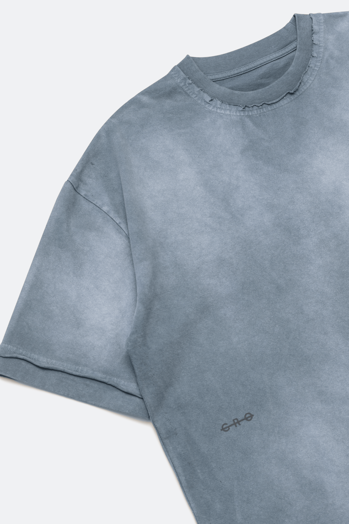 GROCERY DISTRESSED SMALL LOGO WASHED TEE/ FADED NAVY - GROGROCERY