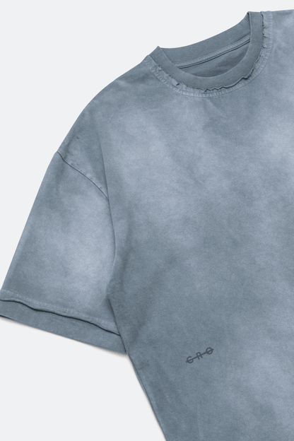 GROCERY DISTRESSED SMALL LOGO WASHED TEE/ FADED NAVY - GROGROCERY
