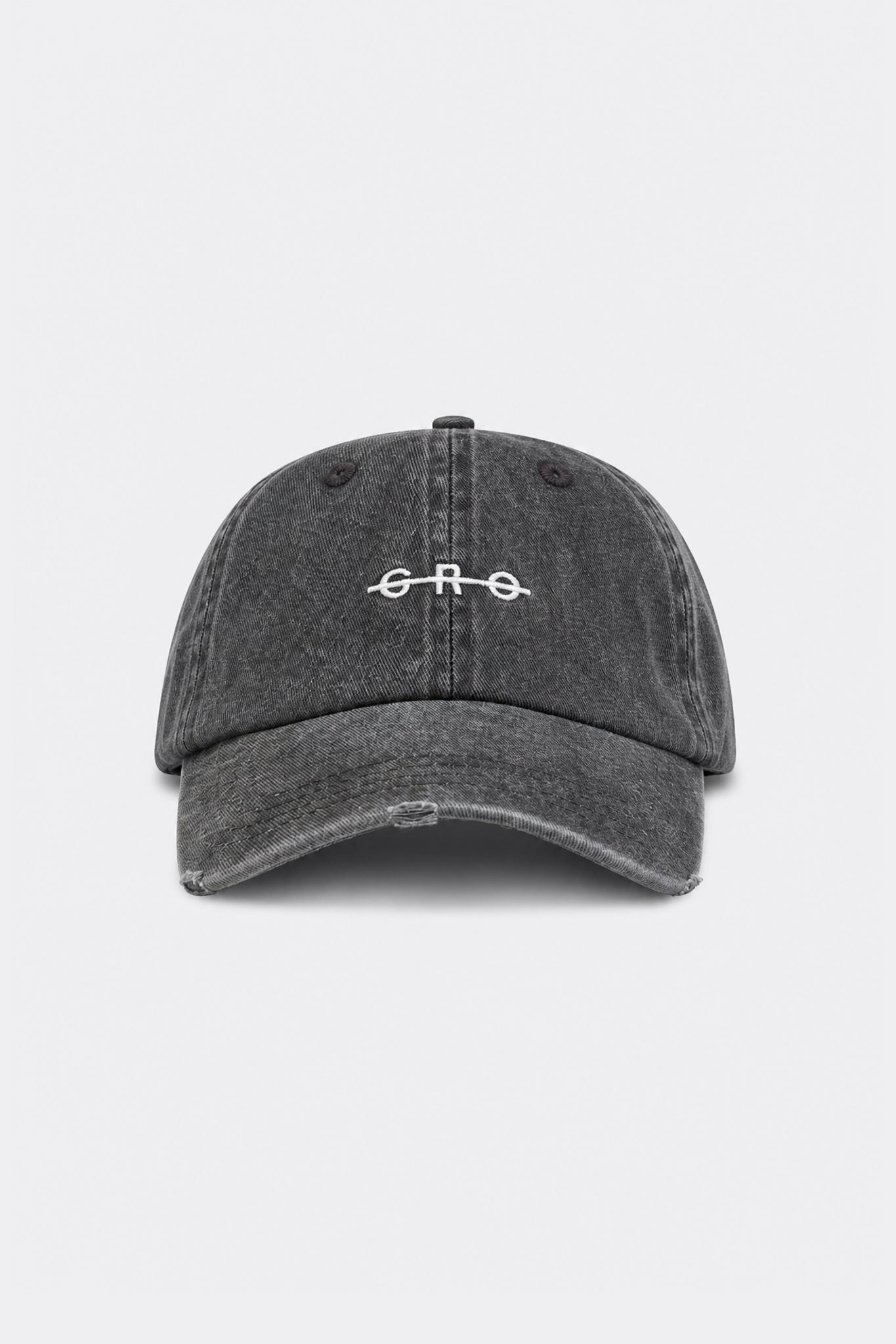 GROCERY DISTRESSED WASH GRO CAP/ BLACK - GROGROCERY