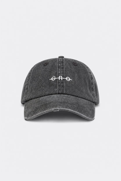 GROCERY DISTRESSED WASH GRO CAP/ BLACK - GROGROCERY