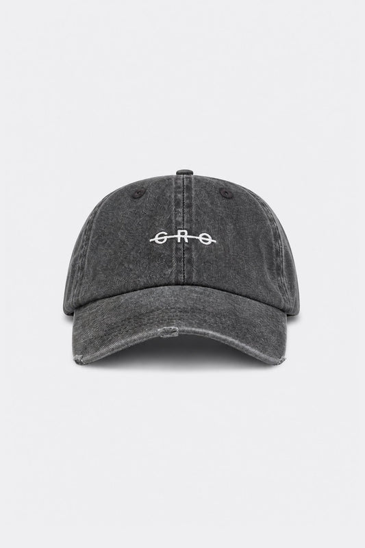 GROCERY DISTRESSED WASH GRO CAP/ BLACK - GROGROCERY