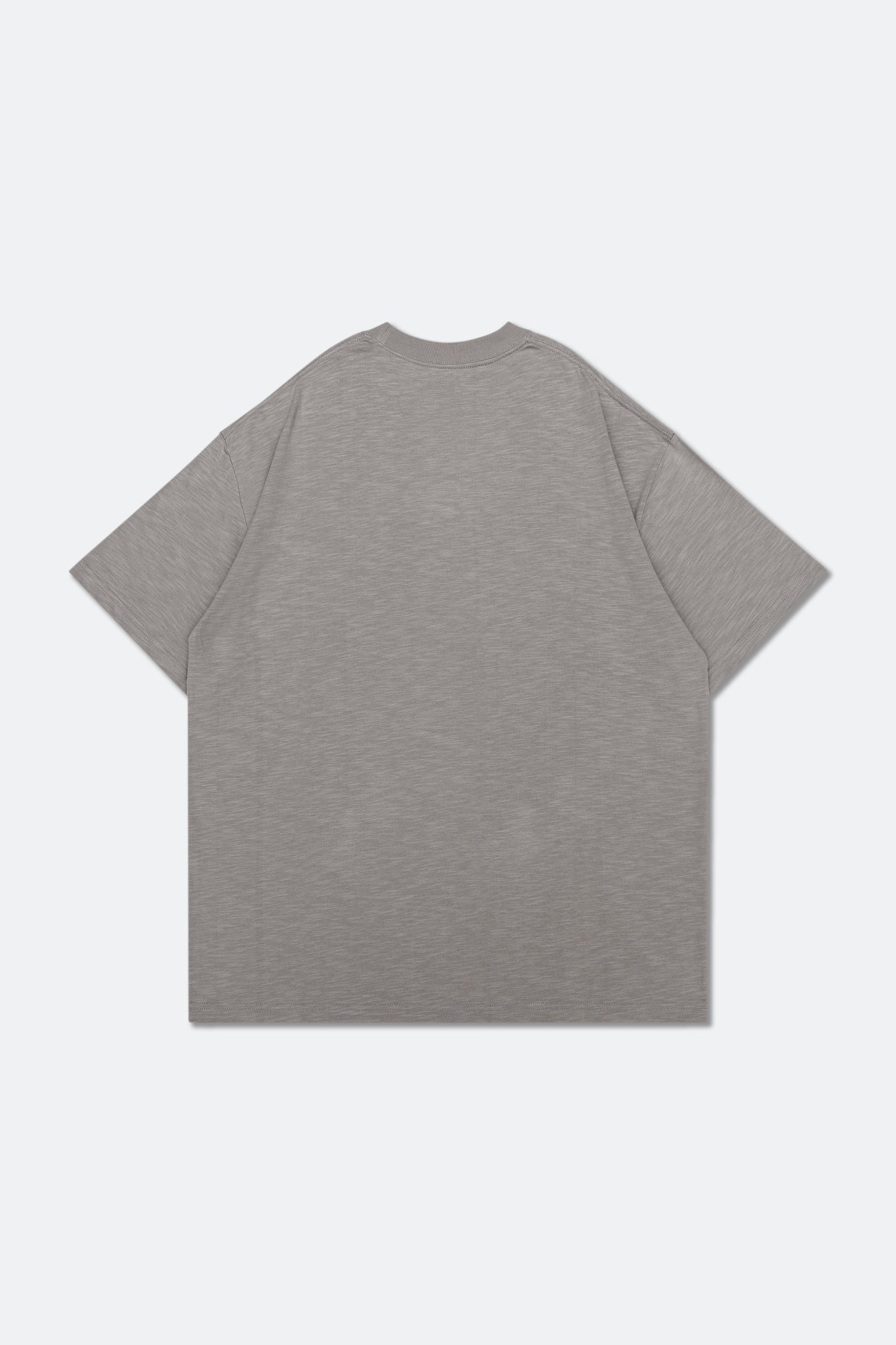 GROCERY EMBROIDERY LOGO POCKET TEE/ CEMENT - GROGROCERY