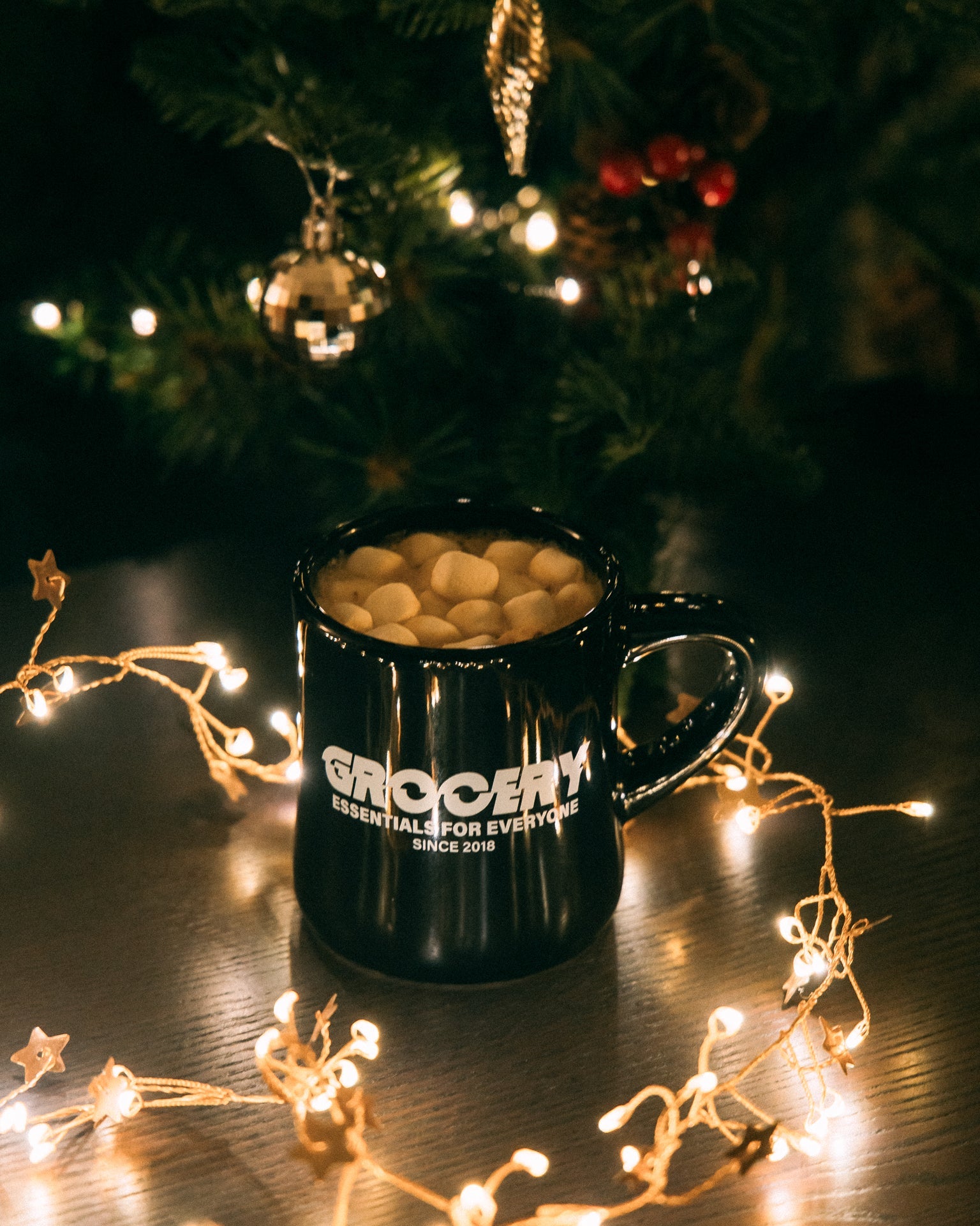 GROCERY EVERYDAY MUG/ BLACK - GROGROCERY