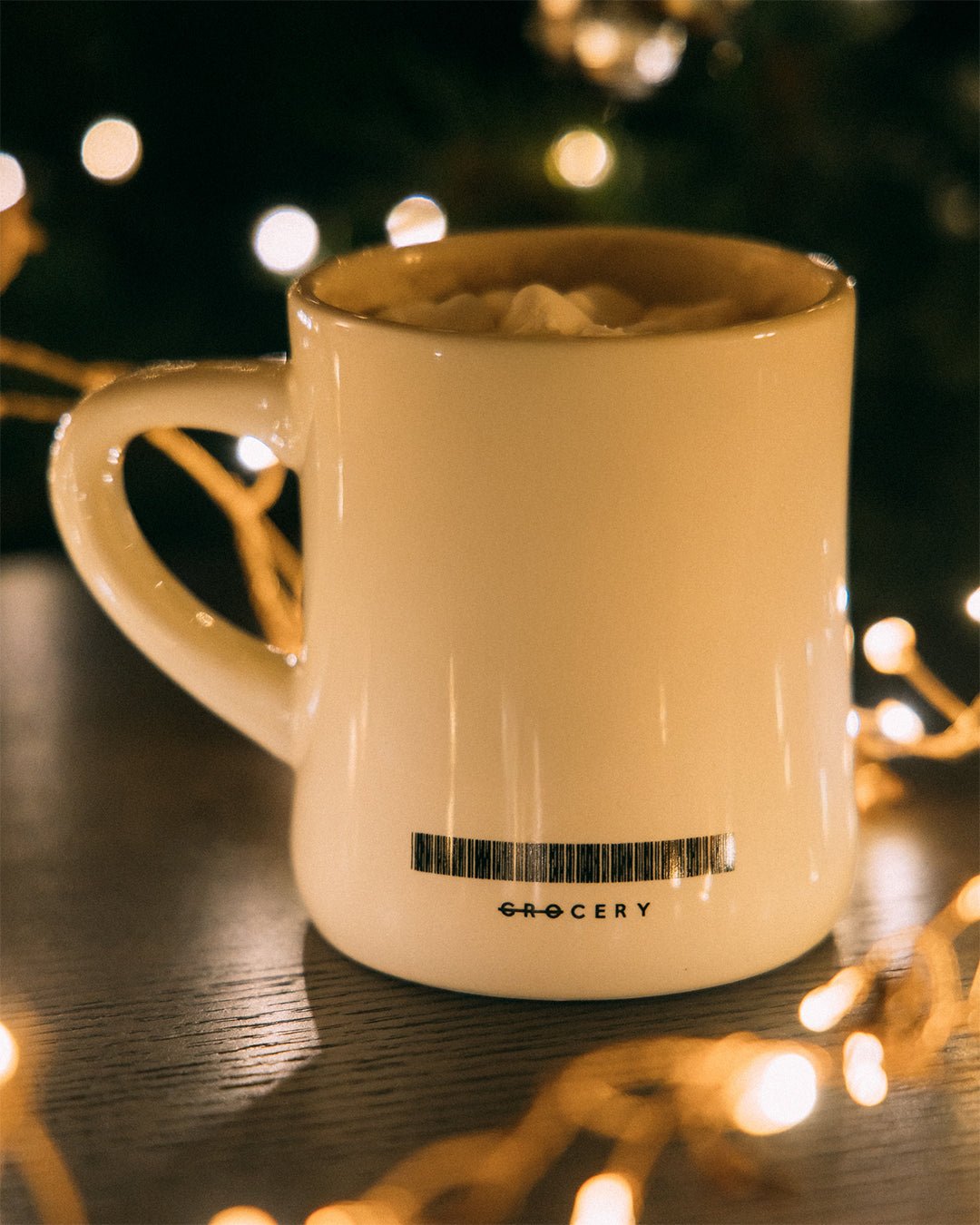 GROCERY EVERYDAY MUG/ CREAM - GROGROCERY